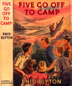 FIVE GO OFF TO CAMP