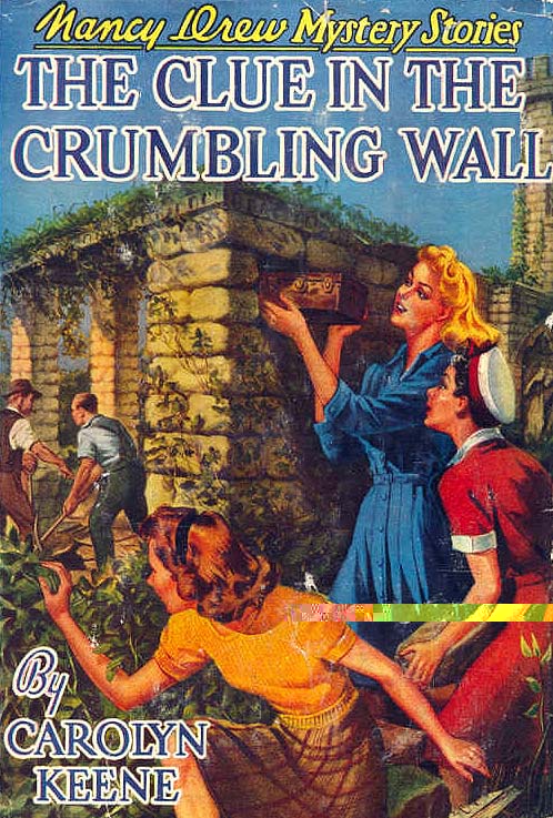 CLUE IN THE CRUMBLING WALL